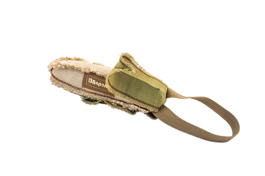 Игрушка для крупных пород Тягалка-аппорт «Кукуруза» 27 см с ручкой, Дарэлл