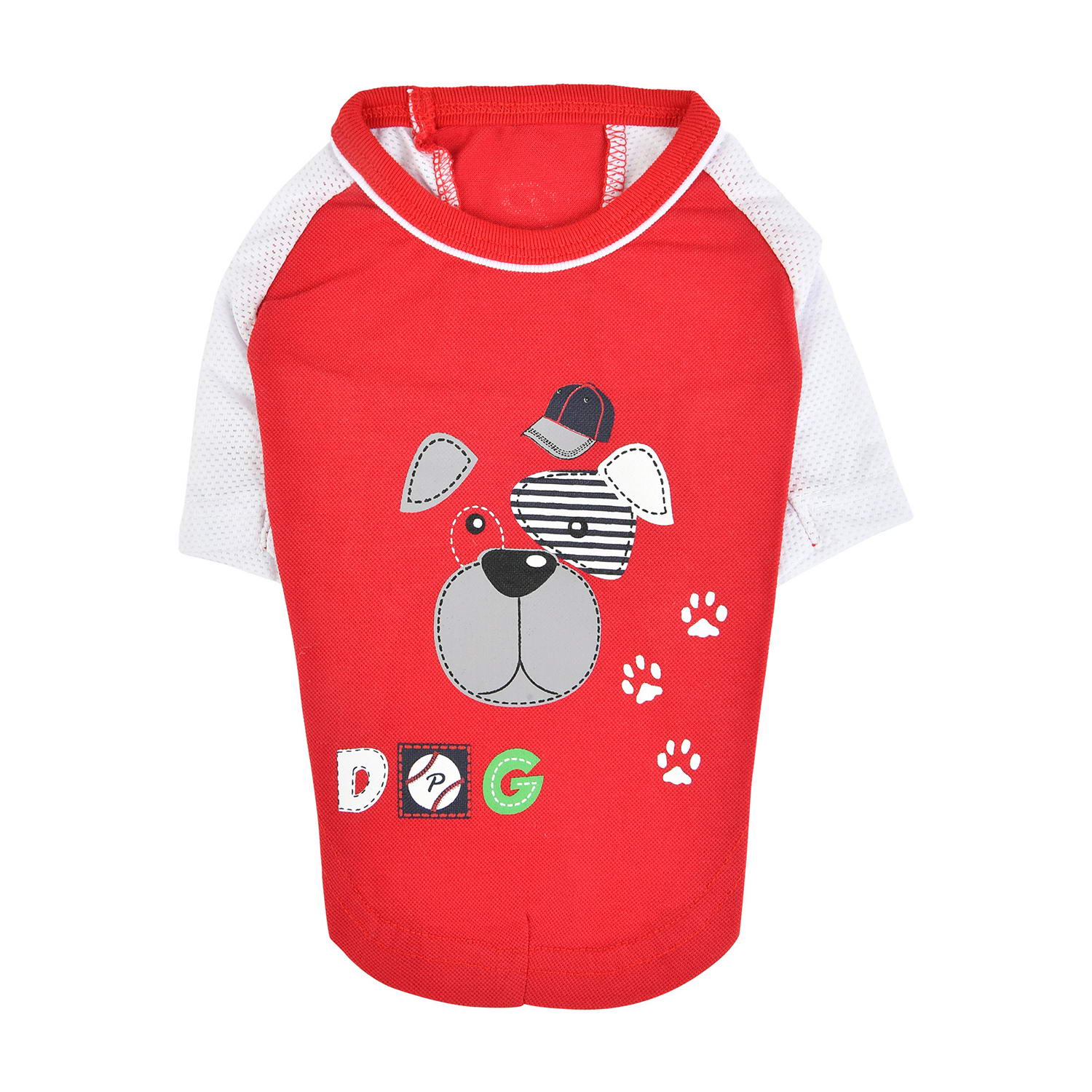 PUPPIA Футболтка для собак "Sniffer", красная, S, 26х31х19см (Южная Корея)