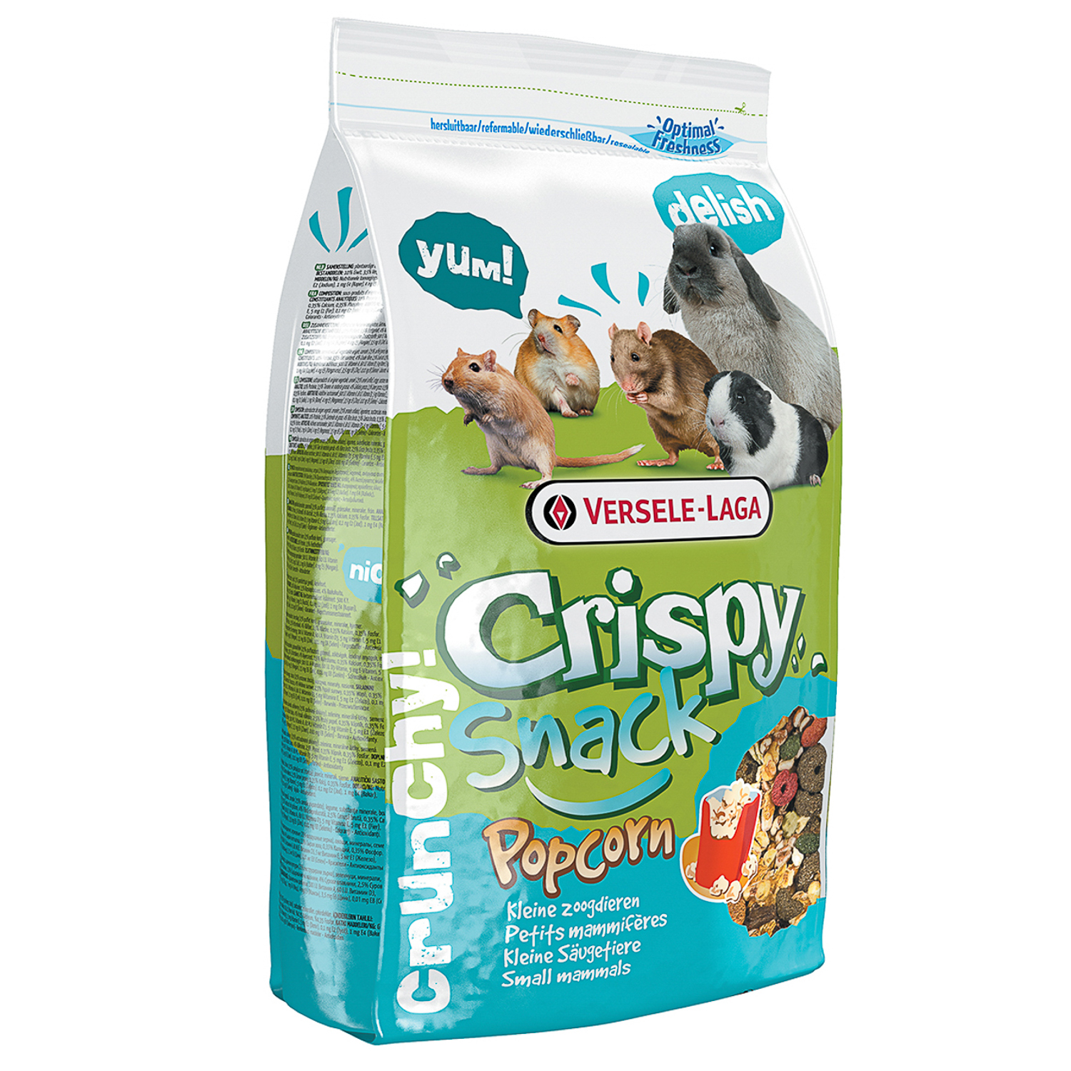 VERSELE-LAGA ддополнительный корм для грызунов с попкорном Crispy Snack Popcorn 650 г 461730