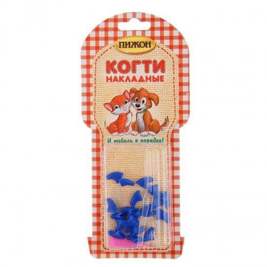 Накладные когти р-р L синие 20 шт арт.1279911  Sima