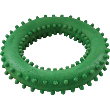 Игрушка для средних собак "Кольцо с шипами" №4 12,8 см Зооник