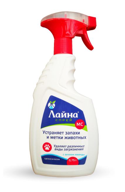 Лайна Спрей с ароматом ЛАВАНДЫ (вет. дез. средство) 0,75л