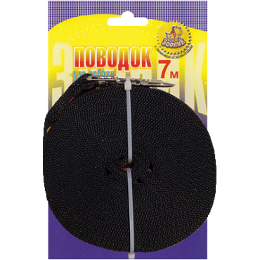 Поводок капроновый д/собаки 7 м,25мм арт. 1135 Зооник