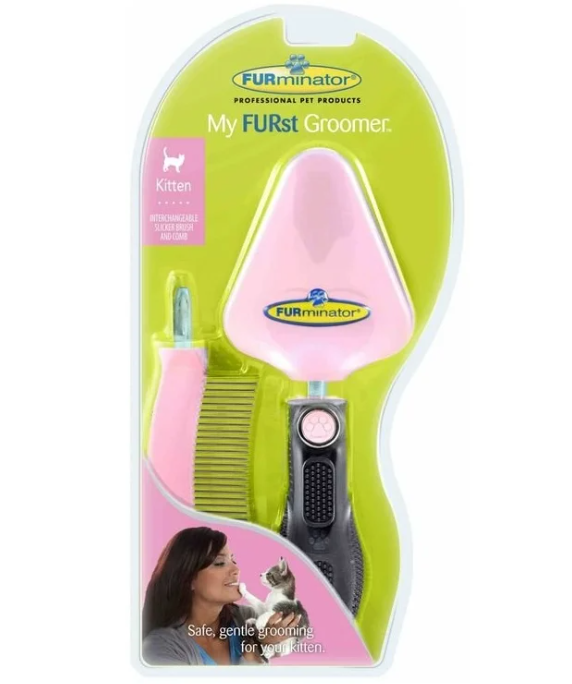 FURminator для котенка набор "Мой первый грумер" сликер+расческа My FURst Groomer