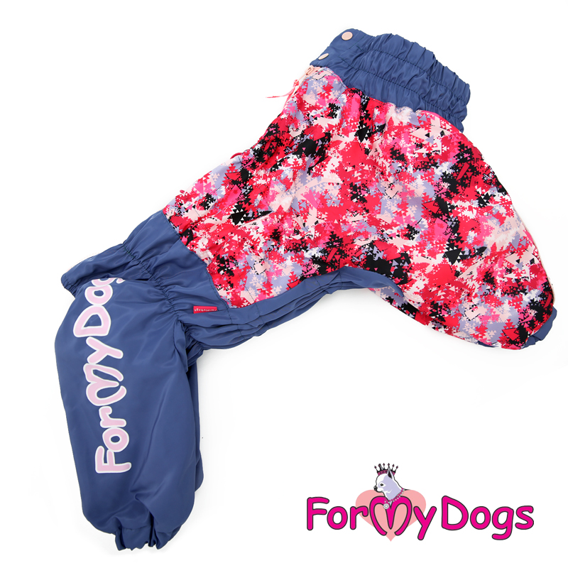 FOR MY DOG Комбинезон фиолетово/розовый для девочек (А3) FW764/3-2019F