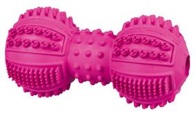 Игрушка для мелких пород Гантель Denta Fun для чистки зубов резина 9 см, Trixie