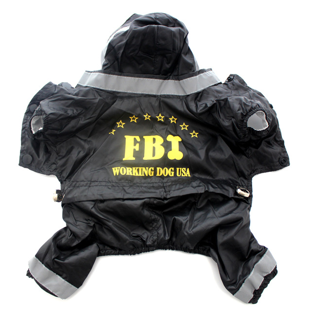 Дождевик "FBI" черный Limargy S 3276