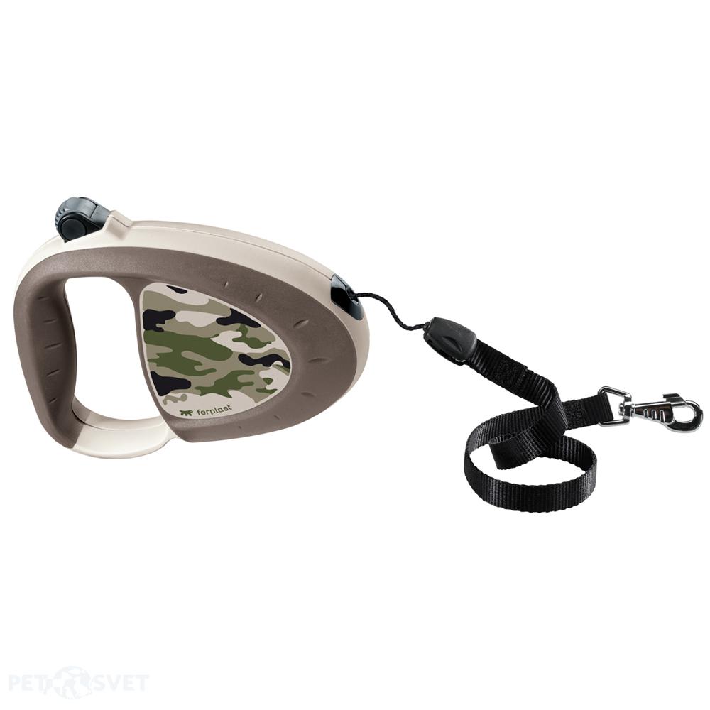 Поводок-рулетка FLIPPY TECH DECOR - шнур 5 м, 25 кг 75020069 Ферпласт