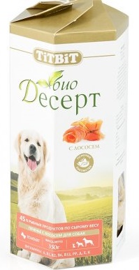 Печенье для собак Био Десерт с лососем 350 г TiTBiT