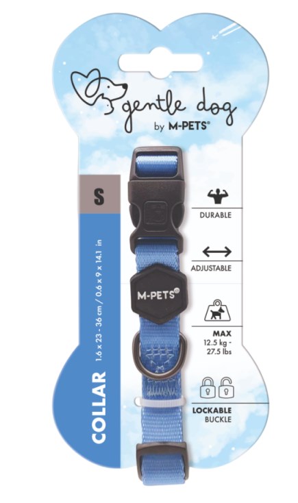 Ошейник для собак GENTLE DOG S 23-36 см синий MPets 10850799