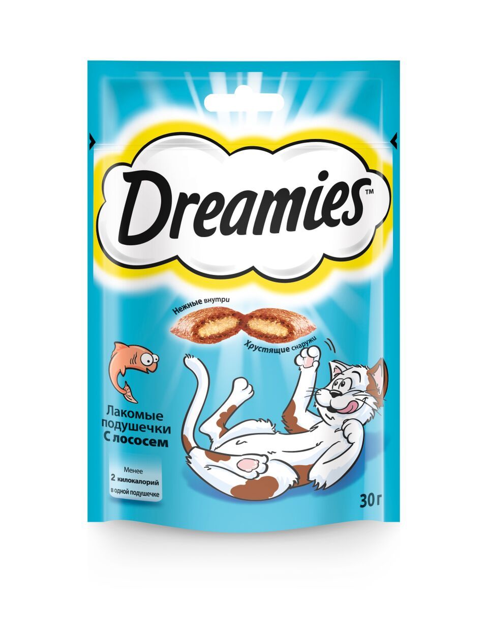 Dreamies с лососем 30 г 10140139
