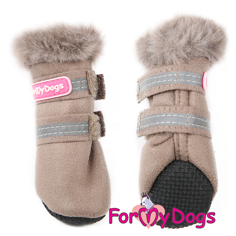 FOR MY DOG Сапоги зимние бежевый ц/кр (3) FMD661-2020 Bg