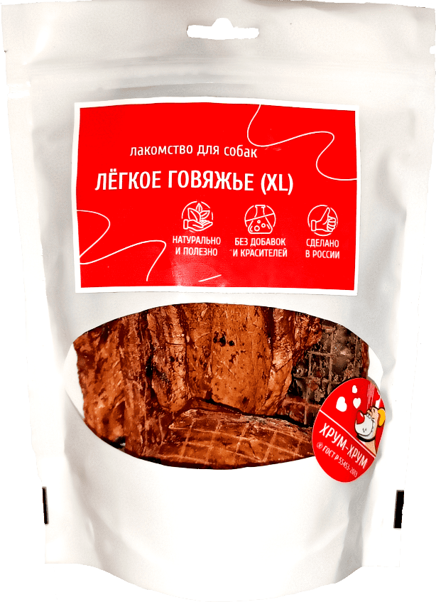 Легкое крупный кусок 100 г Хрум-Хрум