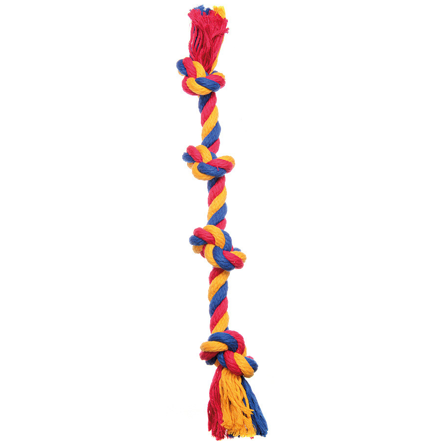 Игрушка Веревка 4 узла 42-44 см Зооник