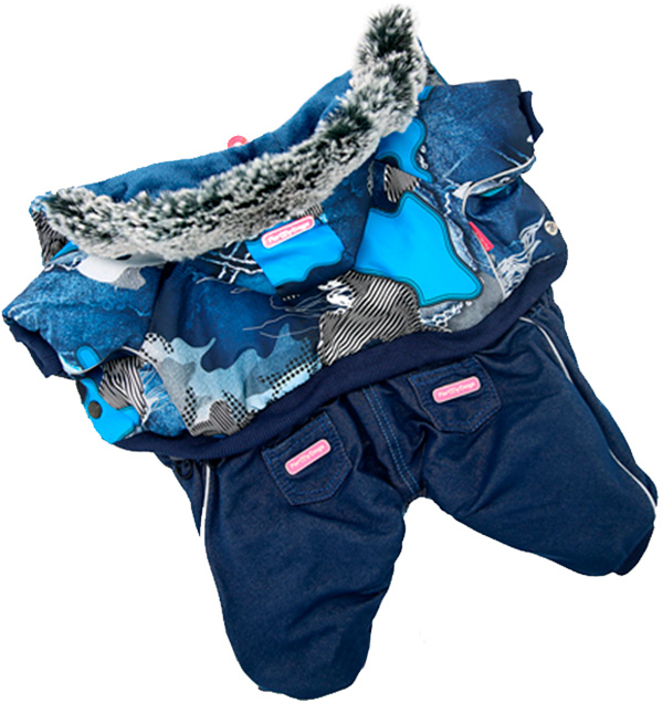FOR MY DOG Комбинезон синий для мальчиков (16) FW702-2019M