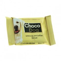 Шоколад белый для собак CHOCO DOG 15 г 