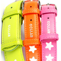 Ошейник "Collar Glamour"  с узором "Звездочка" Розовый 35837