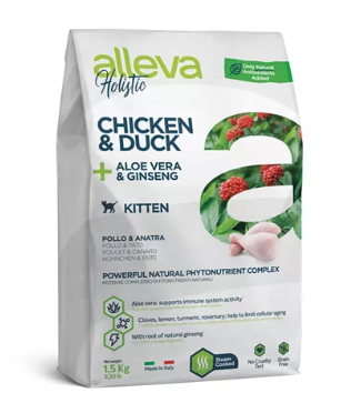 Alleva (Аллева) Holistic Kitten сухой корм для котят с курицей и уткой 0,4 кг