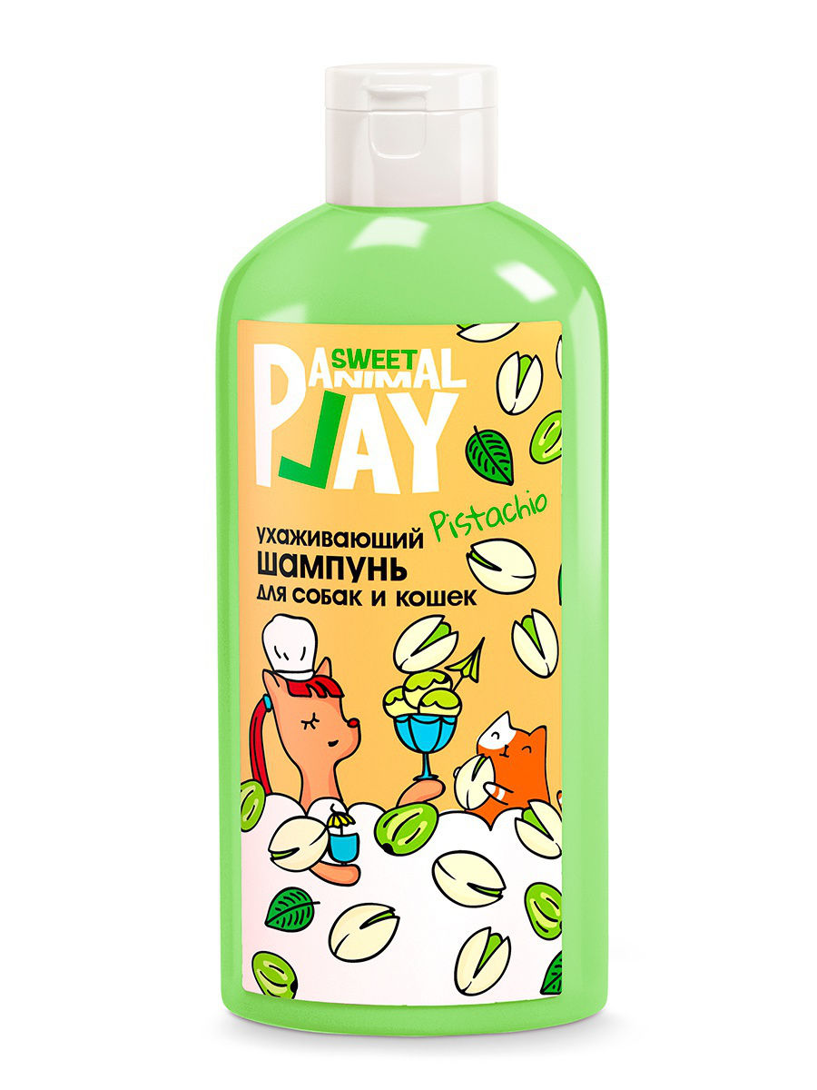 Шампунь Animal Play ухаживающий д/собак и кошек "Фисташковый сорбет" 300 мл  Неотерика(Экопром)