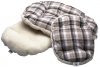 Лежанка овальная комбин  с мехом смесовая ткань 60*40 см Sunbed Oval V1 SF/MF comb 3 11303003