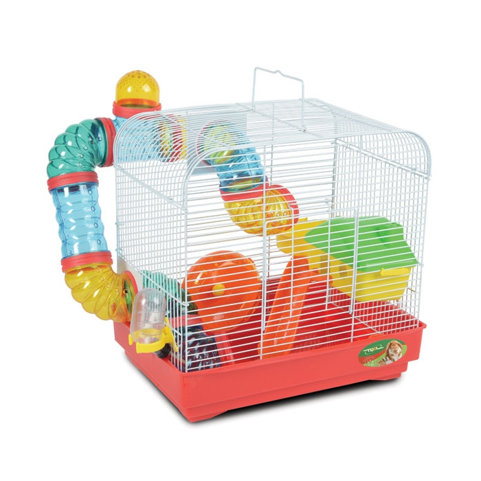 Клетка для мелких животных с переходами, эмаль 330*230*240мм YDB236 40691062 Triol