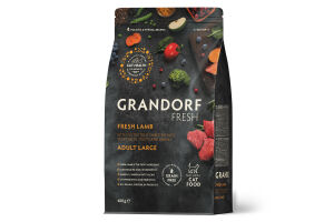 GRANDORF (Грандорф) Fresh корм для крупных кошек Свежее мясо ягненка с бататом 400 г