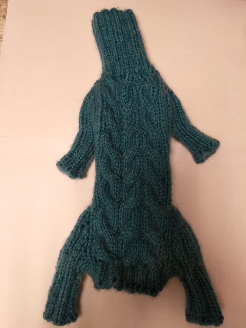 Комбинезон синий махер Hand made