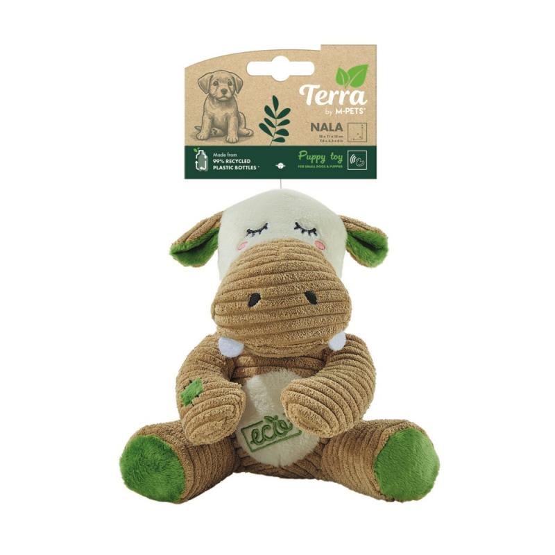 Игрушка мягкая для щенков TERRA NALA, корова, 18 см, MPets