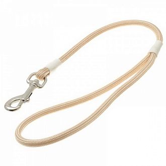 Водилка с карабином круглая 6 мм*50 см (слоновая кость) 72-0787  V.I.Pet