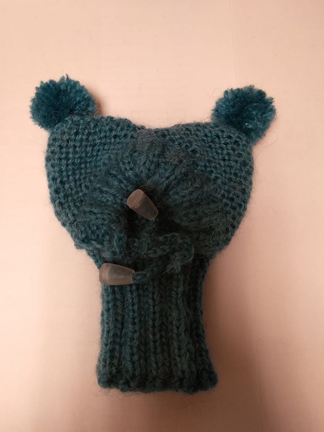 Шапка синий махер Hand made