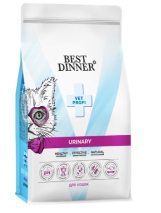 BEST DINNER (Бест Диннер) Vet Profi Urinary сухой корм для кошек 1,5 кг
