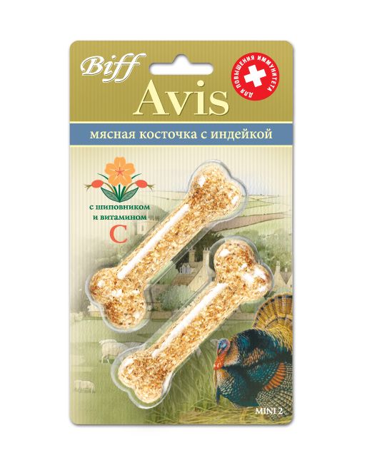 Косточка Avis с индейкой mini  1865 TiTBiT