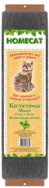 Когтеточка малая, 58*10 см, с кошачьей мятой HOMECAT