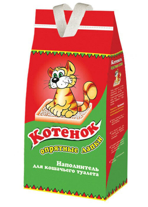 Наполнитель Котенок Опрятные лапки 3,5 л