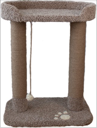 Когтеточка комплекс для кошки ковролиновый 50х40 "Пушинка"  "Рыжебок"