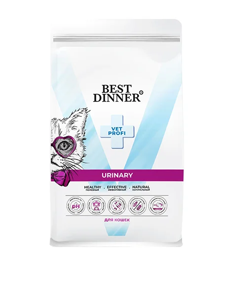 BEST DINNER (Бест Диннер) Vet Profi Urinary сухой корм для кошек 0,4 кг