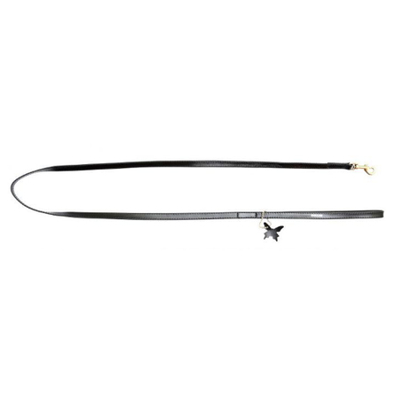 Поводок Collar Glamour черный шир 10мм дл 122см 33701