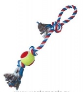 Игрушка "Мяч теннисный на веревке с кисточкой" 46 см  R1083 (360164) Buddy