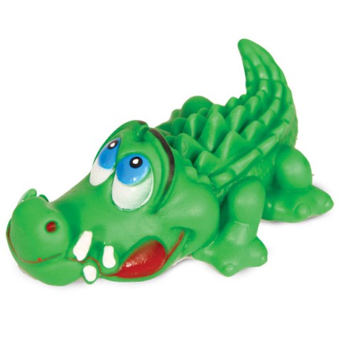 Игрушка виниловая для мелких пород Крокодил 14 см, Triol