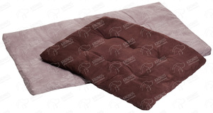 Лежанка прямоугольная серая, имитация замши 95*60 см Sunbed DS grey 6  11202036