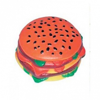 Игрушка виниловая для мелких пород Гамбургер, BUDDY