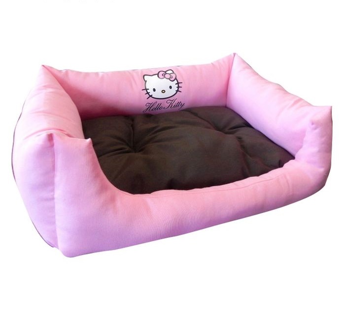 Лежанка Hello Kitty 45*60 см розов/корич арт.1849774