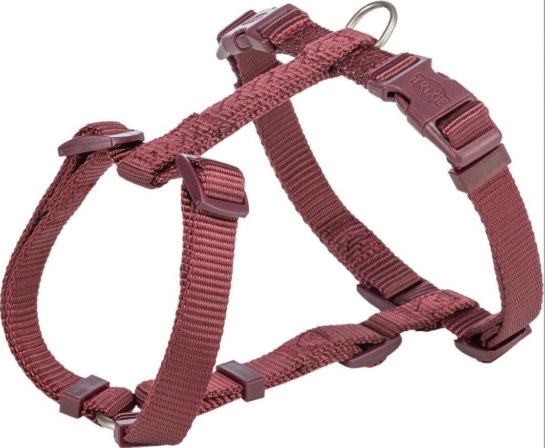 Шлейка Premium H-Harness s-м 42-60 см/15 мм, сангрия 203331 Trixie