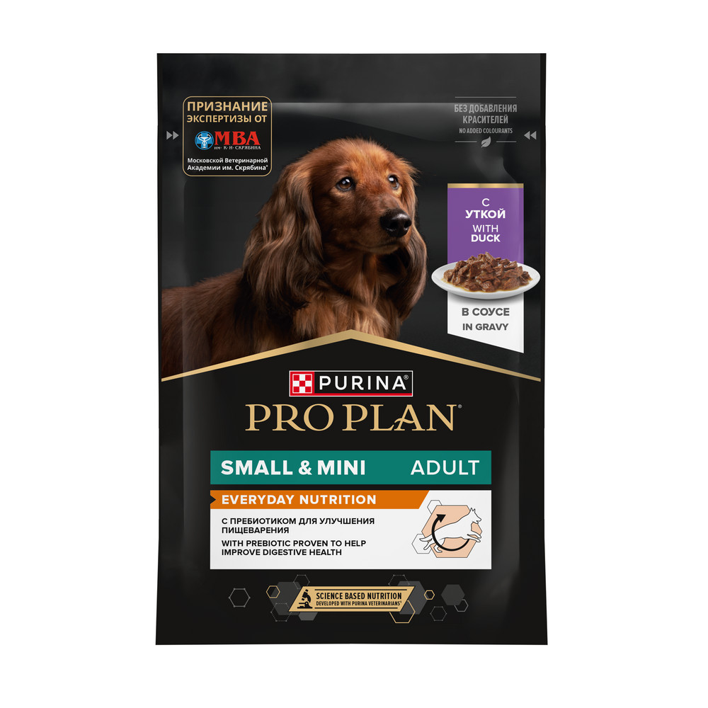 PRO PLAN (Про план) EVERYDAY NUTRITION влажный корм для собак мелких пород с уткой, 85 г
