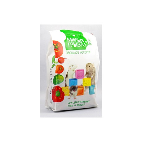 Вака "Милый грызун" овощное ассорти д/декоративных крыс и мышей 200 г. 70785