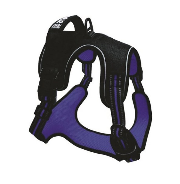 Шлейка для собак Hiking, XL, 64-90 см, 50-110 см, 25 мм, синий, MPets 10825299