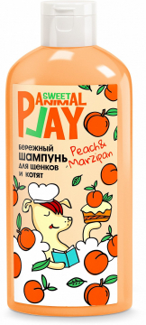 Шампунь Animal Play бережный д/щенков "Персиковый марципан" 300 мл Неотерика(Экопром)