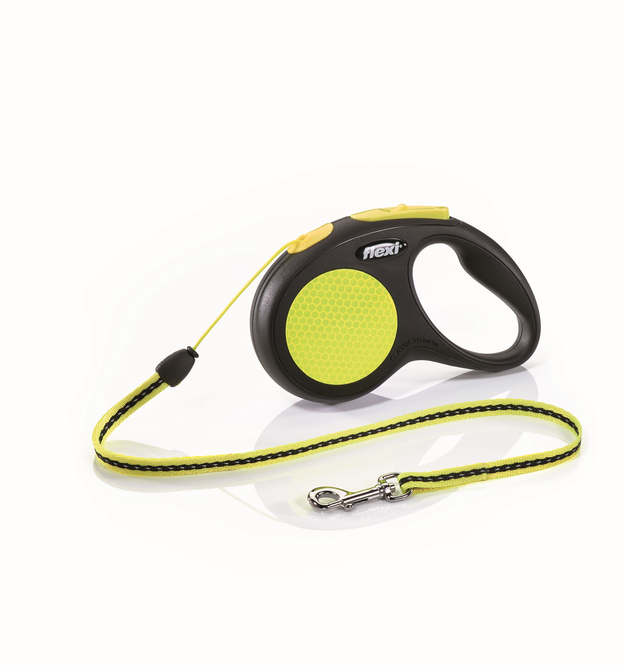 FLEXI Рулетка NEON SAFETY PLUS м трос 3 м до 12 кг черный/неон 49051F
