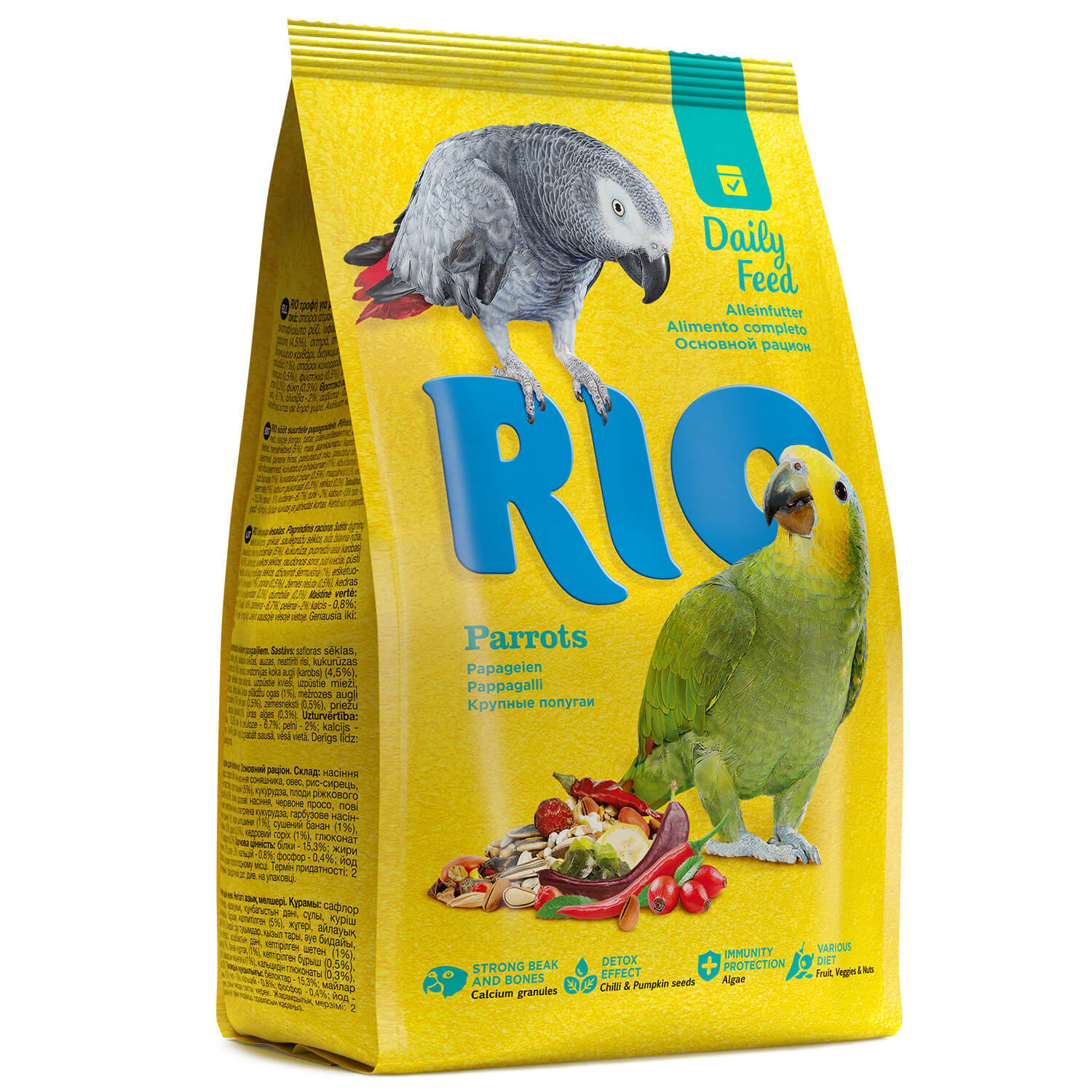 RIO корм для крупных попугаев, 1 кг