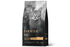 Premier Kat Премьер корм сухой для взрослых кошек с индейкой 2 кг